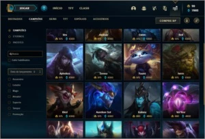 Conta ouro 3 com 137 champs e 93 skins + 800k de Talon - League of Legends LOL