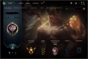 Vendo Conta de LeagueOfLegends Ouro 4 Muito boa !!! - League of Legends LOL