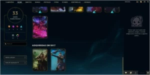 Conta Platina IV 34pdl 10k de Essencia Azul - League of Legends LOL