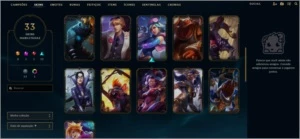 Conta Platina IV 34pdl 10k de Essencia Azul - League of Legends LOL