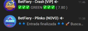 Bot Vip Betfiery Crash + Plinko Vitalício - Outros