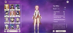 ✨GENSHIN IMPACT CONTA COM Raiden Yae Miko 5⭐ AR7 ✨