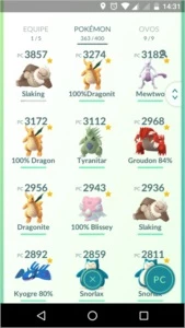 Conta pokémon Go -30