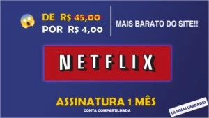 Netflix  1 MÊS - Assinaturas e Premium