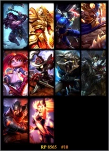 CONTA DIAMANTE 5 - League of Legends LOL
