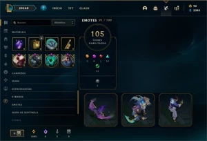 Conta LOL - 67 skins + 96 champs (email não confirmado) - League of Legends