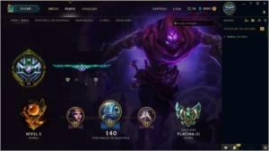 Conta Platina - League of Legends LOL