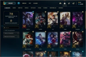 Conta prata 2 Com skin do darius - League of Legends LOL