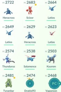 Pokémons Lendários, Ultracriaturas e comuns shiny - Poke GO - Pokemon GO