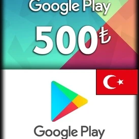 Google Play Gift Card 500 Try/Tl - Turkey/Turquia