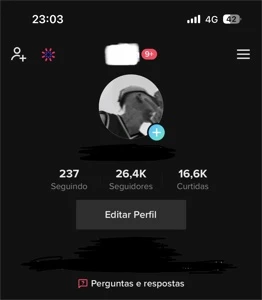 CONTA TIKTOK +26K SEGUIDORES - Redes Sociais