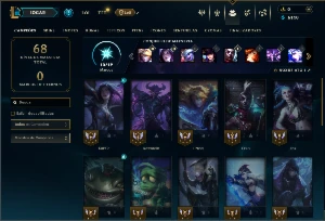 Ferro 3 com 30 Champs e 8 Skins +2 Fragmentos - League of Legends LOL