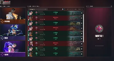 Conta valorant IMORTAL 1