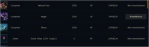 Conta prata 2 com 3 Gemas - League of Legends LOL