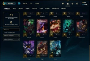 Conta prata 2 com 3 Gemas - League of Legends LOL