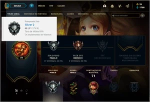 Conta prata 2 com 3 Gemas - League of Legends LOL