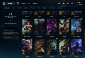 Conta prata 2 com 3 Gemas - League of Legends LOL