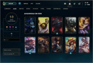 Conta prata 2 com 3 Gemas - League of Legends LOL