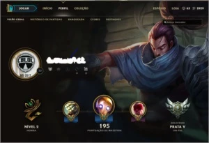Conta  League of Legends 69 campeões. LOL