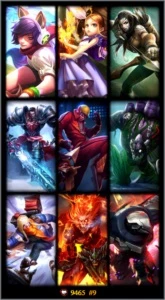 Conta  League of Legends 69 campeões. LOL
