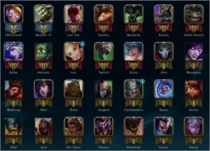 Conta  League of Legends 69 campeões. LOL