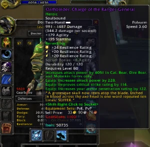 Druid Feral T10 Heroic + arma LK Heroic WOW BR 3.3.5 - Blizzard