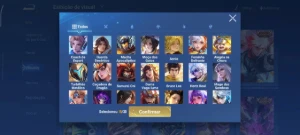 conta de hok honor of kings com 198 skins