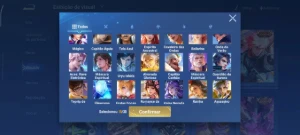 conta de hok honor of kings com 198 skins