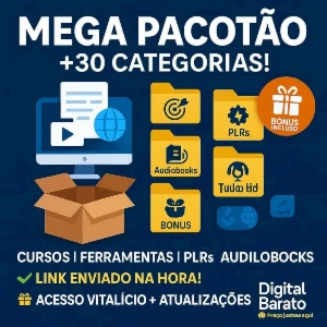 🔥 Combo Premium Completo: +300 Cursos E Ferramentas! 📦💻📚 - Outros