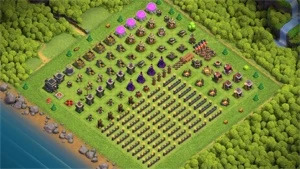cv 9 defesas full, maioria das tropas full MUITO BARATO - Clash of Clans