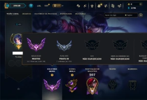 Mestre com 65 Champs e 18 Skins ( 138 PDL ) - League of Legends LOL