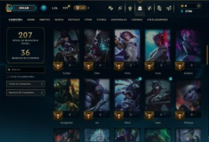 Mestre com 65 Champs e 18 Skins ( 138 PDL ) - League of Legends LOL