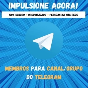 Compre Membros para canal ou grupo do TELEGRAM - Redes Sociais