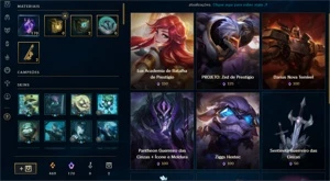 Unranked / 353 Skins / Conta desde 2012 / Quase todos champs - League of Legends LOL