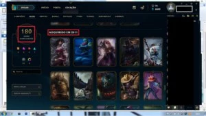 Conta Season1 180 Skins Full Champs - League of Legends LOL