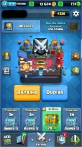 Conta Clash Royale lvl 12 todas as cartas