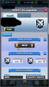 Conta Clash Royale lvl 12 todas as cartas