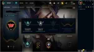 Conta platina 4 62% winrate - League of Legends LOL