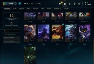 Conta ouro 1 com 1 skin e 21 champs ( MAIN JG ) Karthus - League of Legends LOL