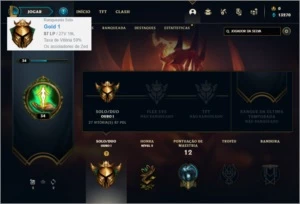 Conta ouro 1 com 1 skin e 21 champs ( MAIN JG ) Karthus - League of Legends LOL