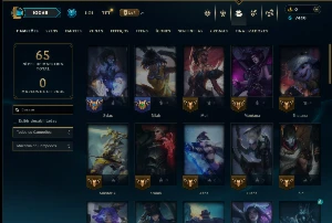 Ouro 4 com 50 Champs e 7 Skins - League of Legends LOL