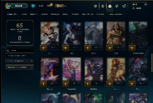 Ouro 4 com 50 Champs e 7 Skins - League of Legends LOL