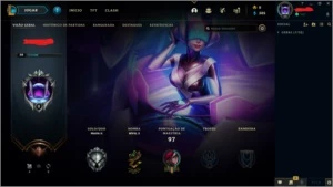 CONTA LEVEL 38 , PRATA 2 , COM 5 SKINS - League of Legends LOL