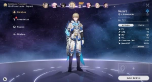Conta Honkai Star Rail LVL 6 | Gepard 5* - Outros
