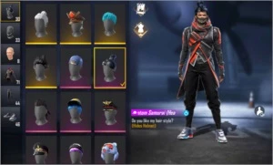 CONTA FREE FIRE, PERSONAGENS LV6 SKINS E +