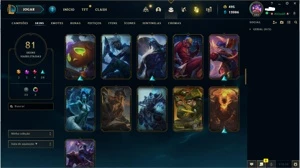 Vendo conta de lol lvl 282 - 4 Skins vitoriosas - League of Legends