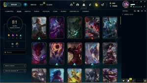 Vendo conta de lol lvl 282 - 4 Skins vitoriosas - League of Legends