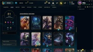 Vendo conta de lol lvl 282 - 4 Skins vitoriosas - League of Legends