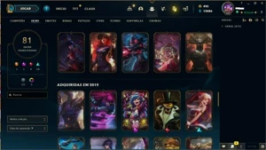 Vendo conta de lol lvl 282 - 4 Skins vitoriosas - League of Legends