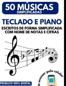 50 Partituras para Teclado e Piano